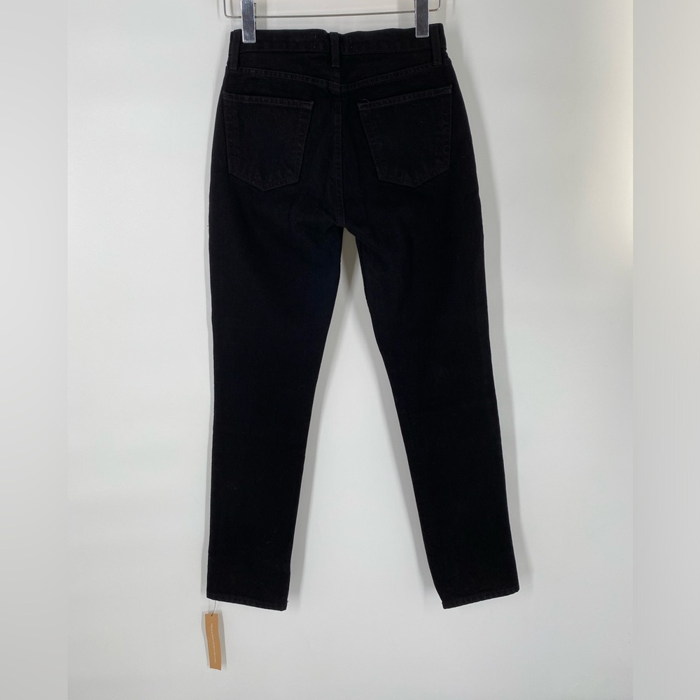 NWT Reformation julia high cigarette black destroyed jeans - Picture 5 of 5